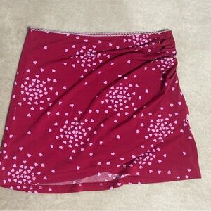 Urban Outfitters Women's Pink and Purple Skirt